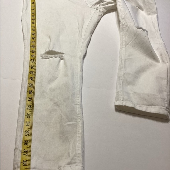 Darcy By Dorothy Perkins NWT Women’s Size 16 White Jeans Distressed - Picture 8 of 10